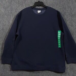 Penn State‎ Nittany Lions Sweatshirt Mens XL Navy NCAA Football Crewneck Quilted